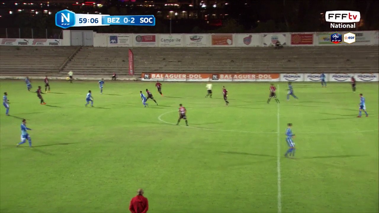 But de PAPE SARR suite à une perte de balle en milieu de terrain. 0-3 pour CHOLET!!!