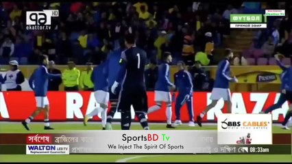 মেসির দুর্দান্ত হ্যাটট্রিকে সরাসরি বিশ্বকাপে আর্জেন্টিনা / ৩-০ তে নেইমারের ব্রাজিলের জয় /Bangla News