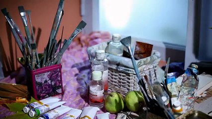 Уроки живописи от Ольги Базановой: смешение цветов - коричневый