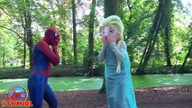 ❤❤❤ Frozen ELSA & Spiderman vs Joker MAGIC BOX! Frozen Elsa Spiderman Real Life Amazing Superheroes