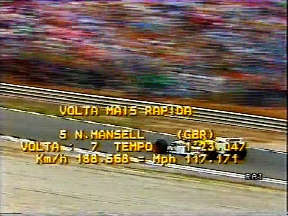 Gran Premio del Portogallo 1986: Ritiro di Capelli e sorpassi di N. Piquet, Prost e K. Rosberg a T. Fabi