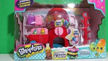 Abrindo Shopkins Lojinha de Doces Feirinha Gastronomica - Brinquedos Shopkins - Candy Toys