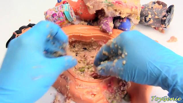 Cutting Open Mr Doh Squishy Breakfast Belly Whats Inside Toys