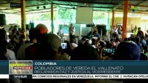 Campesinos de Tumaco exigen justicia al vicepresidente colombiano