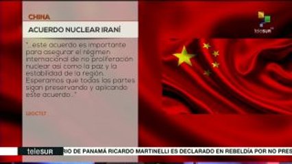 China insta a EEUU a respetar acuerdo nuclear