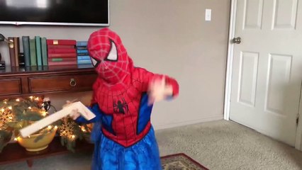 Sick Maleficent Throws Up Candy Bubble Gum Balls Prank Elsa Spiderman Superhero Kid Movie IRL