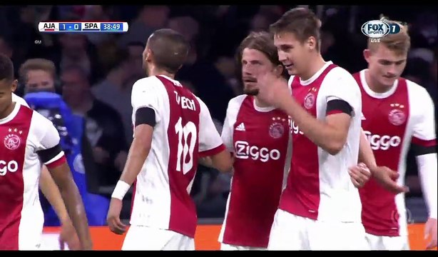 Matthijs De Ligt Goal HD - Ajax 1-0 Sparta Rotterdam - 14.10.2017