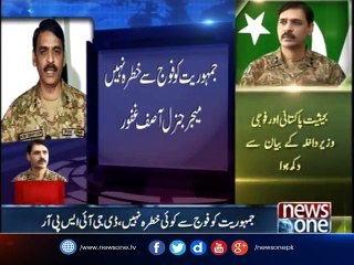 Army is not a threat to Democracy: DG ISPR