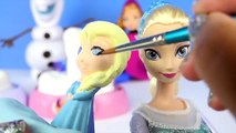 FROZEN ELSA GLITTER GLOBES How to Paint Elsa Anna Olaf 3 Disney Snow Domes