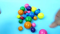 Learn Sizes & Colours with Gumballs! Candy Color Lesson! Yay! Toy Unboxing