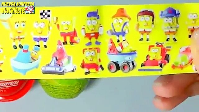 3 HUEVOS SORPRESA BOB ESPONJA, CLANNERS, KINDER JOY RIO2. COLECCIÓN new. SURPRISE EGG