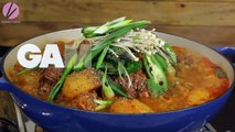 Asian at Home | Korean Pork Neck Bone Soup (Gamjatang)
