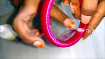 how to make silk thread bangles at home | indian silk thread bangles, diy silk thread bangles