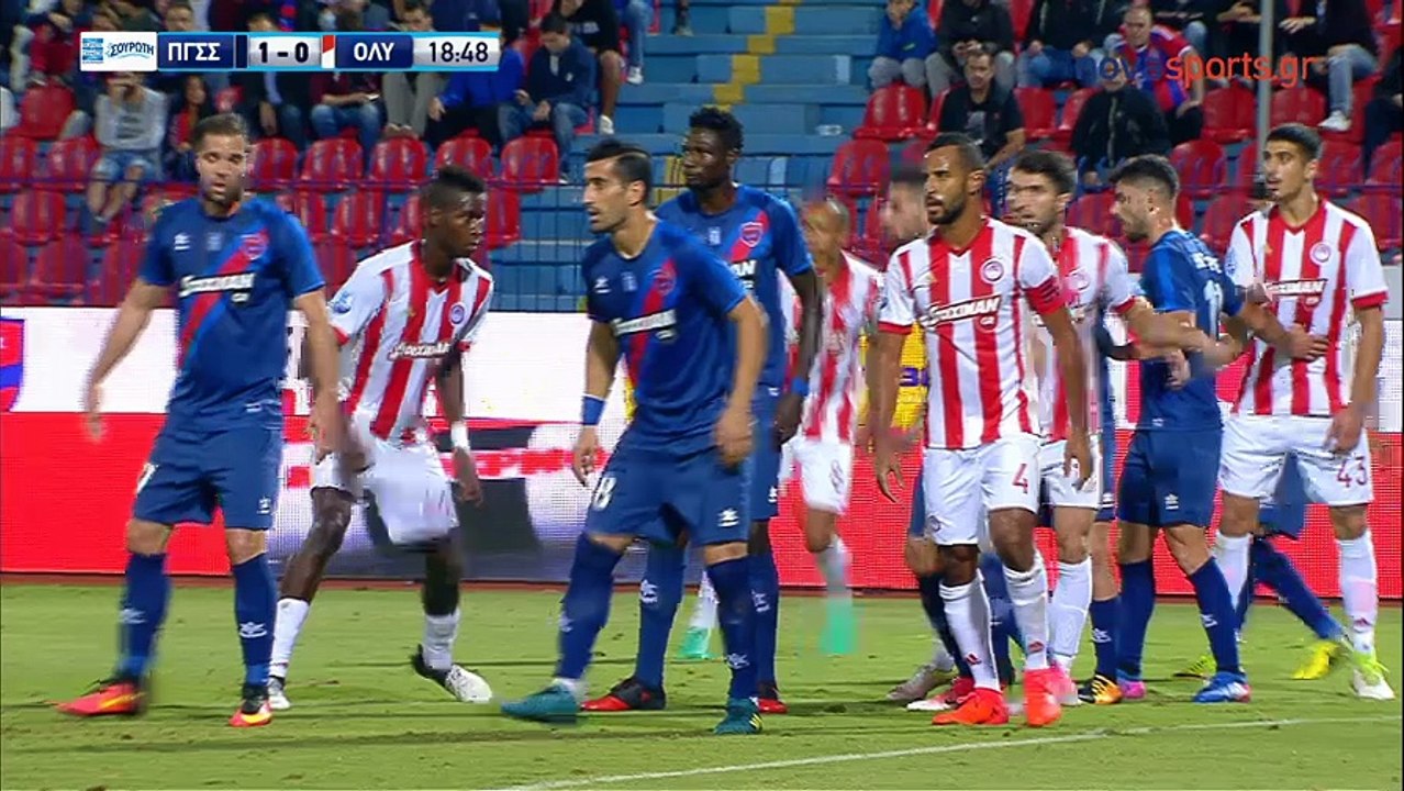 Pape Abou Cisse AMAZING Goal - Panionios 1-1 Olympiakos - 14.10.2017