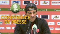 Conférence de presse Valenciennes FC - Tours FC (2-0) : Faruk HADZIBEGIC (VAFC) - Gilbert  ZOONEKYND (TOURS) - 2017/2018
