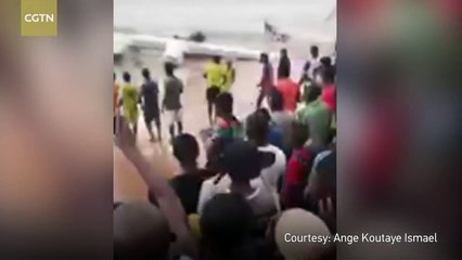Four dead after plane crashes into sea off Cote d'Ivoire