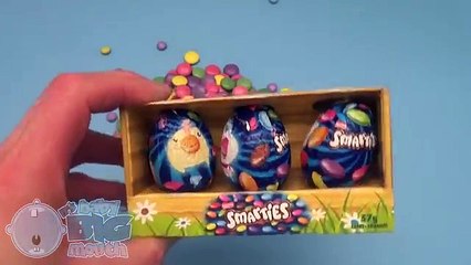 New Learn Colours with Surprise Eggs and a Smarties Rainbow! Part 8