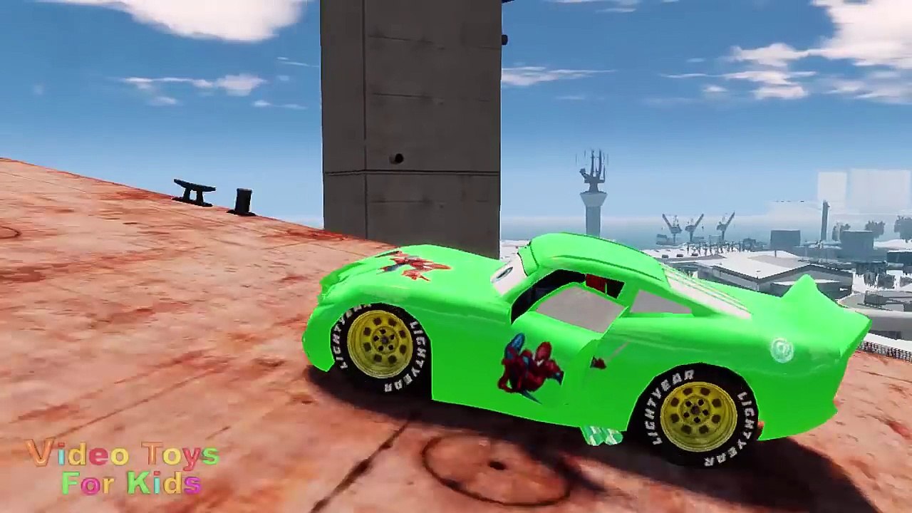 Spiderman Cartoon videos for children Disney Cars Toys for Kids Spider videos