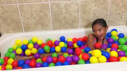 Fun Bath Time with Slime Baff Ball Pit and Surprises | Toys Academy