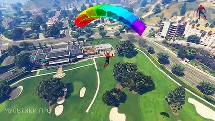 Мультики про машинки все серии подряд. Учим цвета и цифры с красочными машинками и человек паук