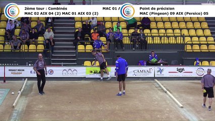 Second tour, point de précision, Club Elite Masculin J2, Mâcon vs Aix-les-Bains, octobre 2017