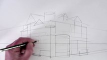 How To Draw A Kitchen Room In 2 Point Perspective Narrated