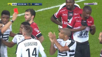 Whabi Khazri Gets Two Yellow Cards In 10 Seconds vs Guingamp!