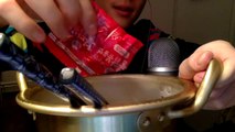 ASMR Eating Sounds _ Extreme Spicy Ramen Challenge _ Korean Noodles 불닭볶음면