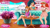 Princess Ex Girlfriend Night Out - Disney Princess Ariel, Frozen Anna And Jasmine Dress Up Game