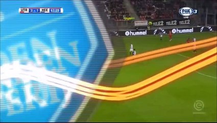 3-1 Jean-Christophe Bahebeck Goal Holland  Eredivisie - 14.10.2017 FC Utrecht 3-1 SC Heerenveen