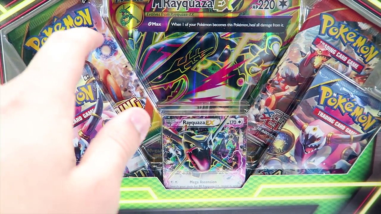 Pokemon Mega Rayquaza EX Box Opening! Pokemon Cards Unboxing Holo Secret Super Rare Cards!