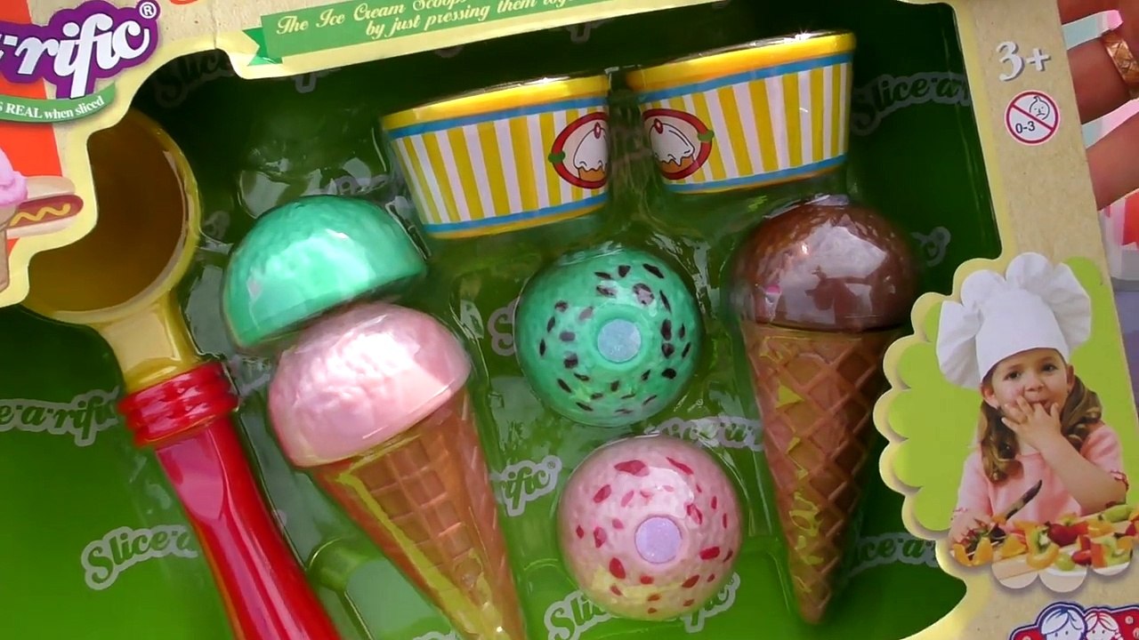 ✿ ИГРАЕМ В МАГАЗИН МОРОЖЕНОГО Огромное Мороженое Для Детей Ice Cream Unboxing VIDEO for children