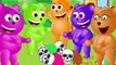 Wrong Heads, Mega Gummy Bear, Finger family song And Learn Colors for Kids,Nursery Rhymes, Kids.