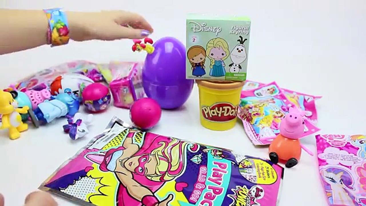 Play Doh SURPRISE Egg INSIDE OUT Squishy POPs MLP