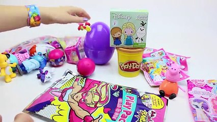 Play Doh SURPRISE Egg INSIDE OUT Squishy POPs MLP