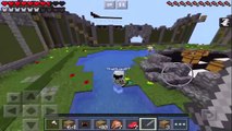 SKY WARS MINECRAFT PE 0.14.0 ХЛЕБУШЕК В МИНИ ИГРАХ :3