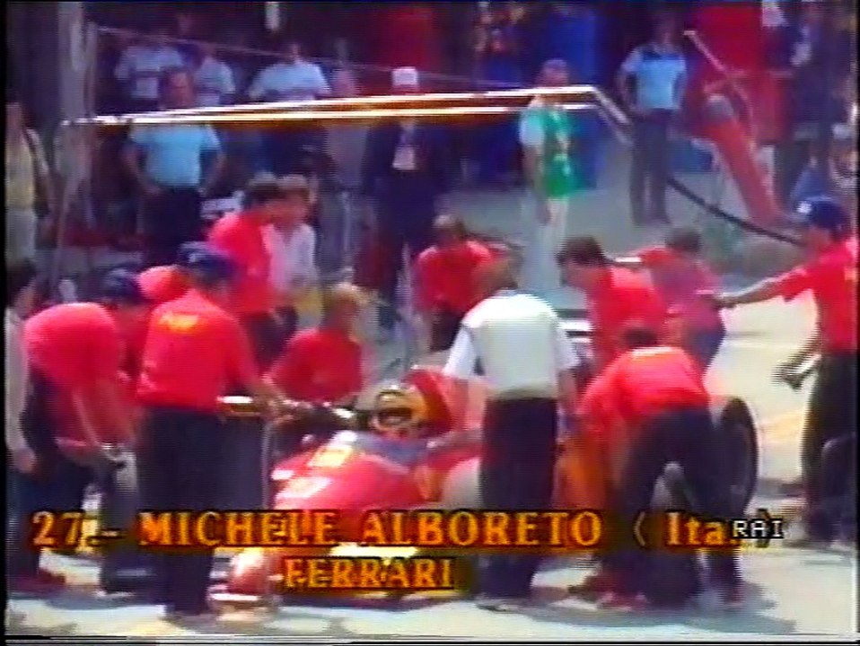Gran Premio del Messico 1986: Ritiro di Alboreto e sua intervista e pit stop di Mansell
