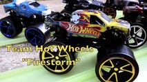 Hot Wheels meet Max Traxxx! - A Monster truck Track Ace Drag Race!