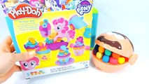 Bocão PLAY-DOH DENTISTA Fazendo CupCakes de Massinha Pinkie Pie My Little Pony Play Doh