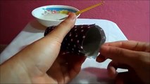 DIY: Como fazer porta pincéis (rolo de papel higiênico)
