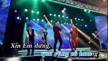[Karaoke] Hoa Cài Mái Tóc Remix - Khưu Huy Vũ ft Đinh Kiến Phong