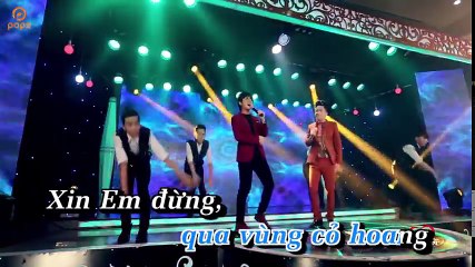 [Karaoke] Hoa Cài Mái Tóc Remix - Khưu Huy Vũ ft Đinh Kiến Phong