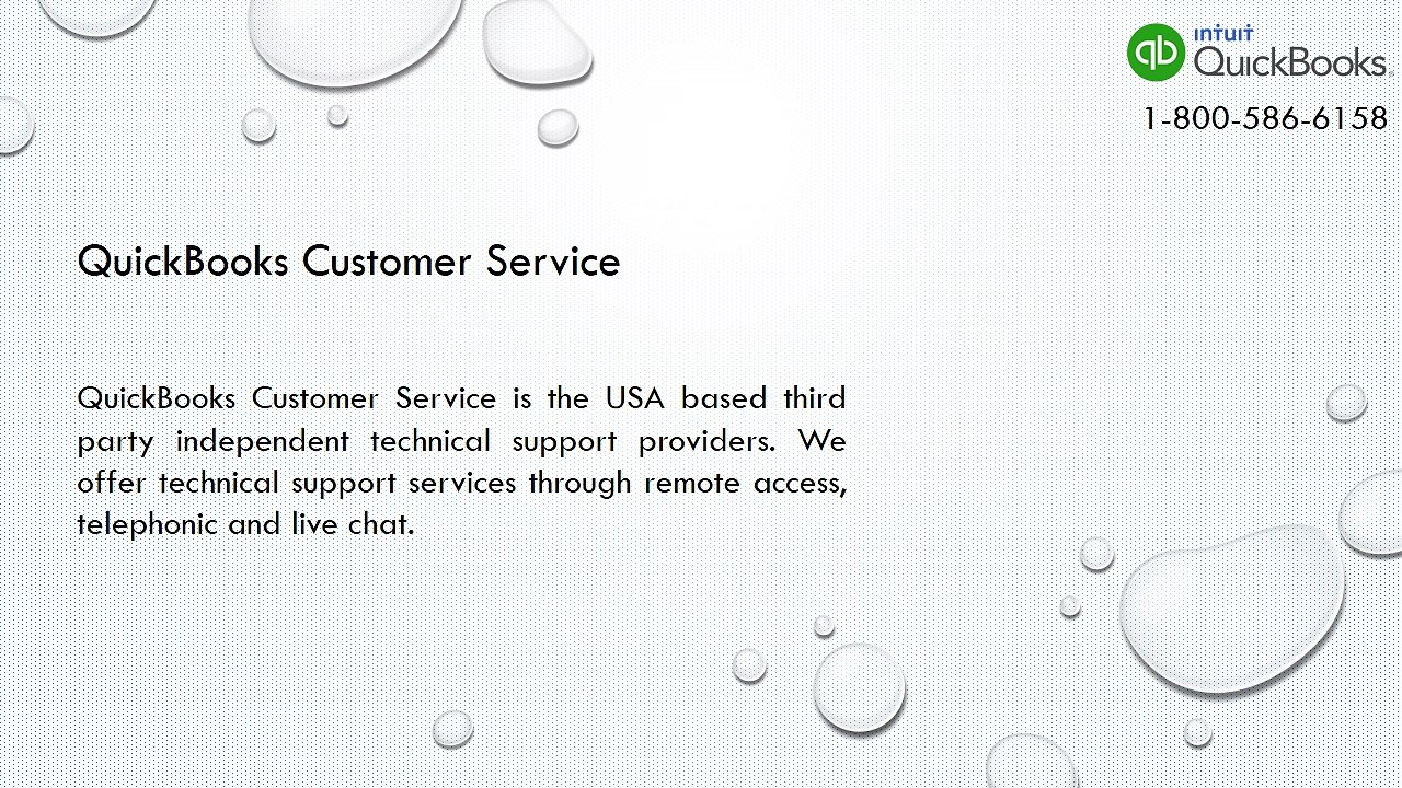 QuickBooks Technical Support 1-800-586-6158