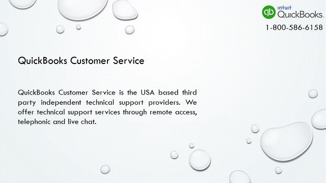 QuickBooks Technical Support 1-800-586-6158