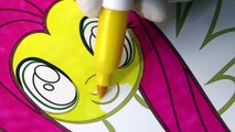 Coloring Book Markers My Little Pony Equestria Girls Fluttershy Apple Bloom Powerpuff Girls Blossom