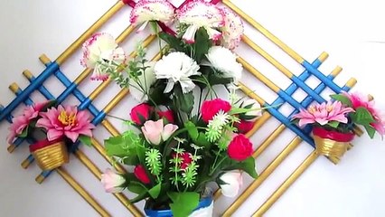 Newspaper Flower Vase | DIY newspaper crafts | Best out of Waste | wall hanging | wall decor | Diy