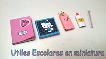 Útiles escolares para muñecas / cute and Kawaii