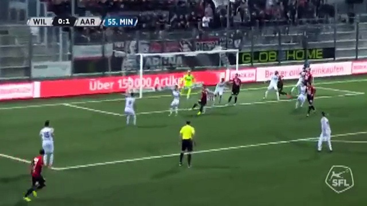 Wil 0:2 Aarau (Swiss Challenge League. 14 October 2017)