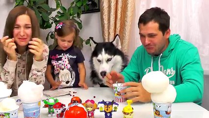 НЕ СМОРЩИТЬСЯ челлендж Щенячий Патруль PAW Patrol НОВЫЕ СЕРИИ challenge Video for Kids ИГРУШКИ Toys