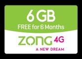 How to get zong free internet 3000MB free